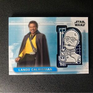 Star Wars Commemorative Medallion Card with Blue Accents